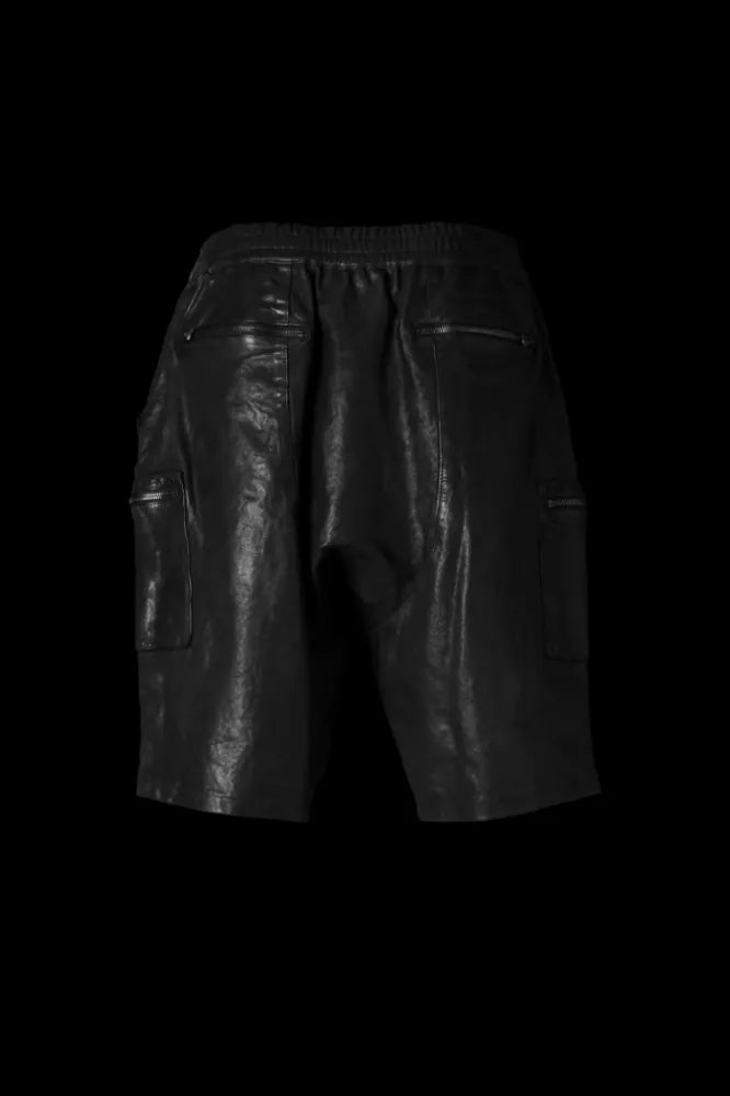 ISAMU KATAYAMA BACKLASH JAPAN STEER WHITE+MIMOSA/TANNED
“GARMENT-DYED” CARGO SHORTS