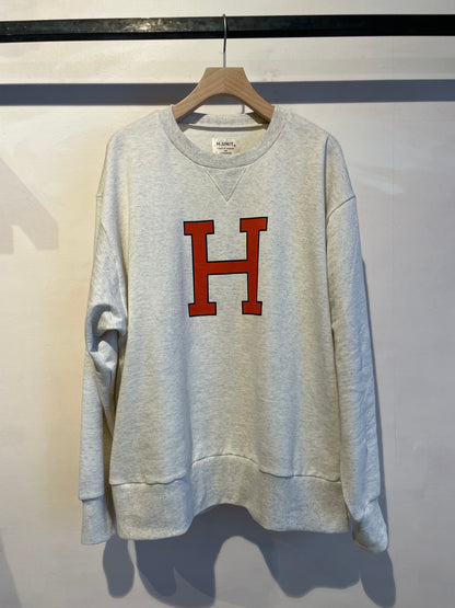 H.UNIT®︎ H print sweat