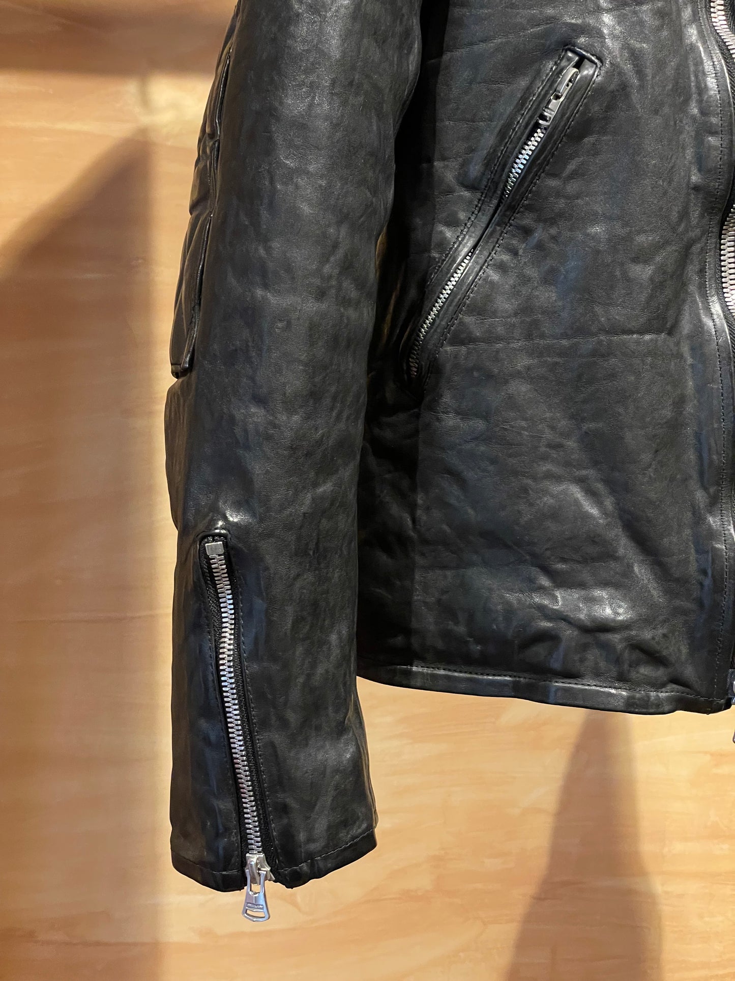 FRENCH SHOULDER “GARMENT-DYED” PADDED DOUBLE RIDERS【PADDED QUILT LINING】