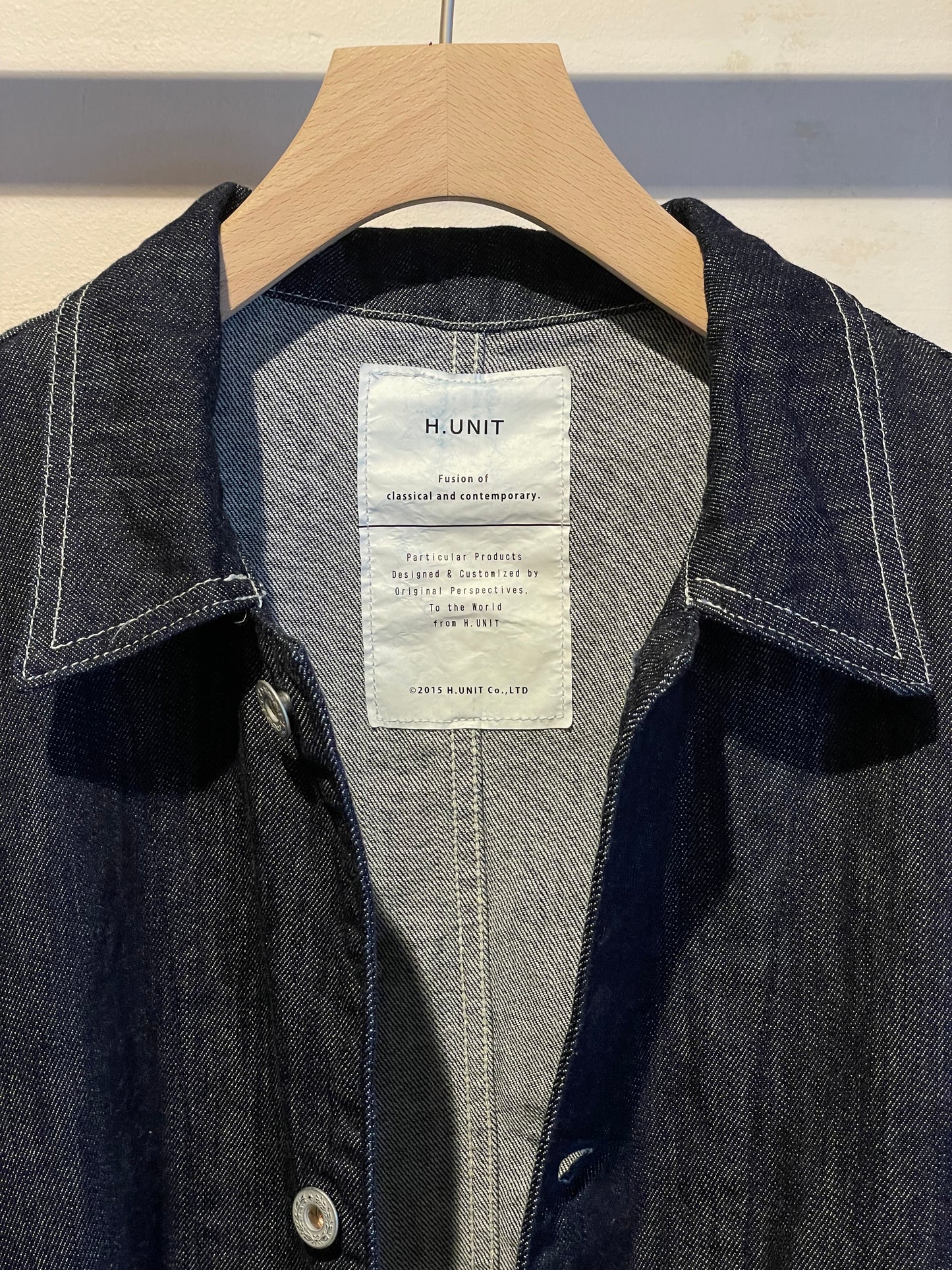 H.UNIT®︎ Denim coveralls (One wash)