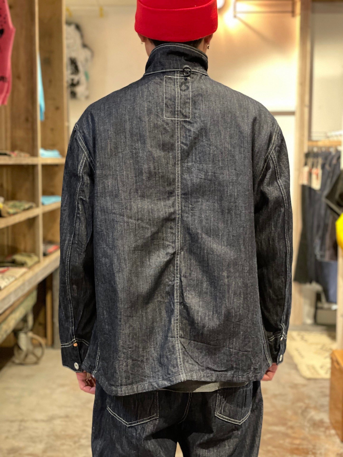 H.UNIT®︎ Denim coveralls (One wash)