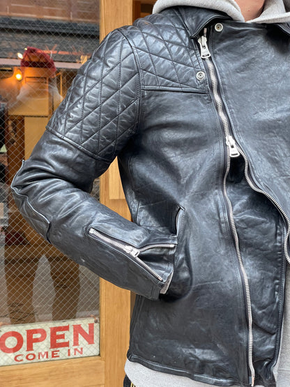 FRENCH SHOULDER “GARMENT-DYED” PADDED DOUBLE RIDERS【PADDED QUILT LINING】