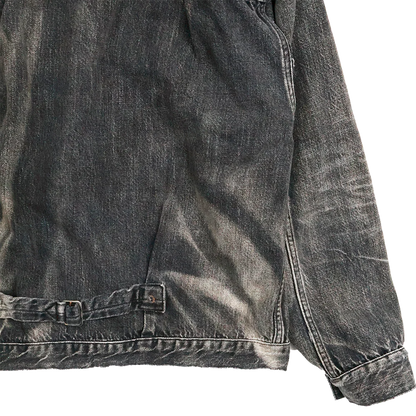 FULLCOUNT S2107BKSSHW WWII Model 11.5oz Black Denim Jacket HW “Master Of Reality”
