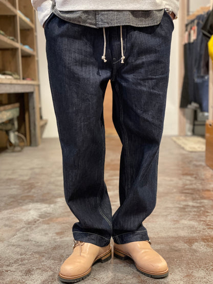 H.UNIT®︎ Denim work easy pants (One wash)