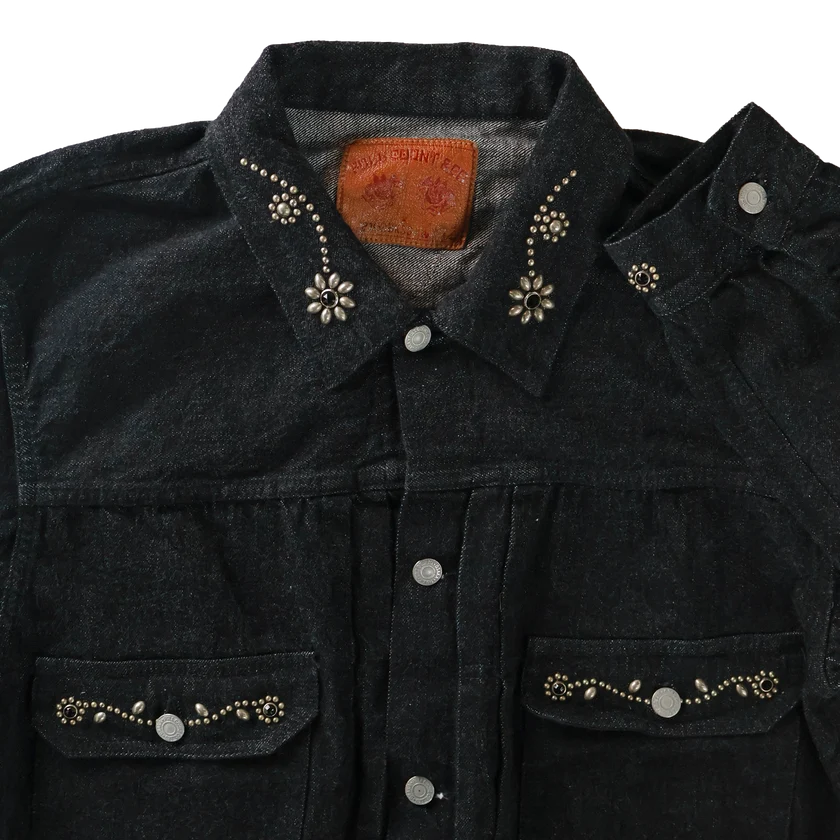 FULLCOUNT 2102BKSS-HTC Type 2 On Studs by Zip Stevenson HTC