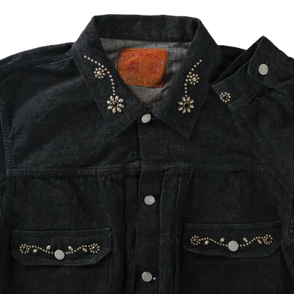 FULLCOUNT 2102BKSS-HTC Type 2 On Studs by Zip Stevenson HTC