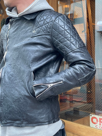 FRENCH SHOULDER “GARMENT-DYED” PADDED DOUBLE RIDERS【PADDED QUILT LINING】