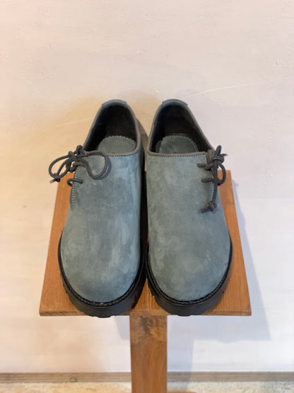 NORIEI
SIDE LACE SHOES (UNFINISHED OILED CORDOVAN)