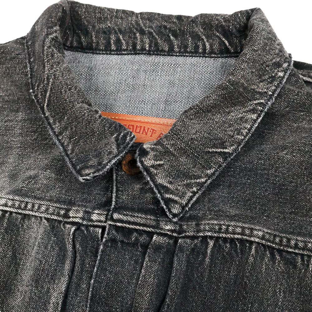 FULLCOUNT S2107BKSSHW WWII Model 11.5oz Black Denim Jacket HW “Master Of Reality”