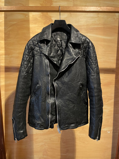 FRENCH SHOULDER “GARMENT-DYED” PADDED DOUBLE RIDERS【PADDED QUILT LINING】