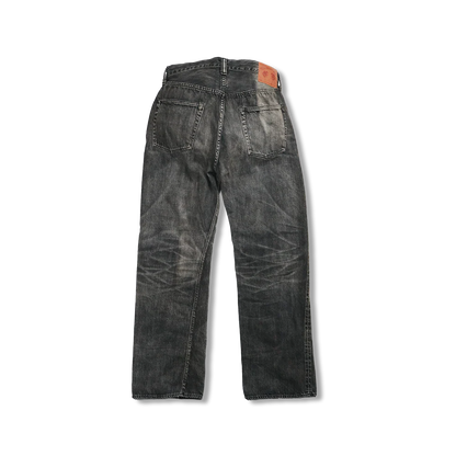 FULLCOUNT S0105BKSSHW WWII Model 11.5oz Black Denim Pants HW “Master Of Reality”