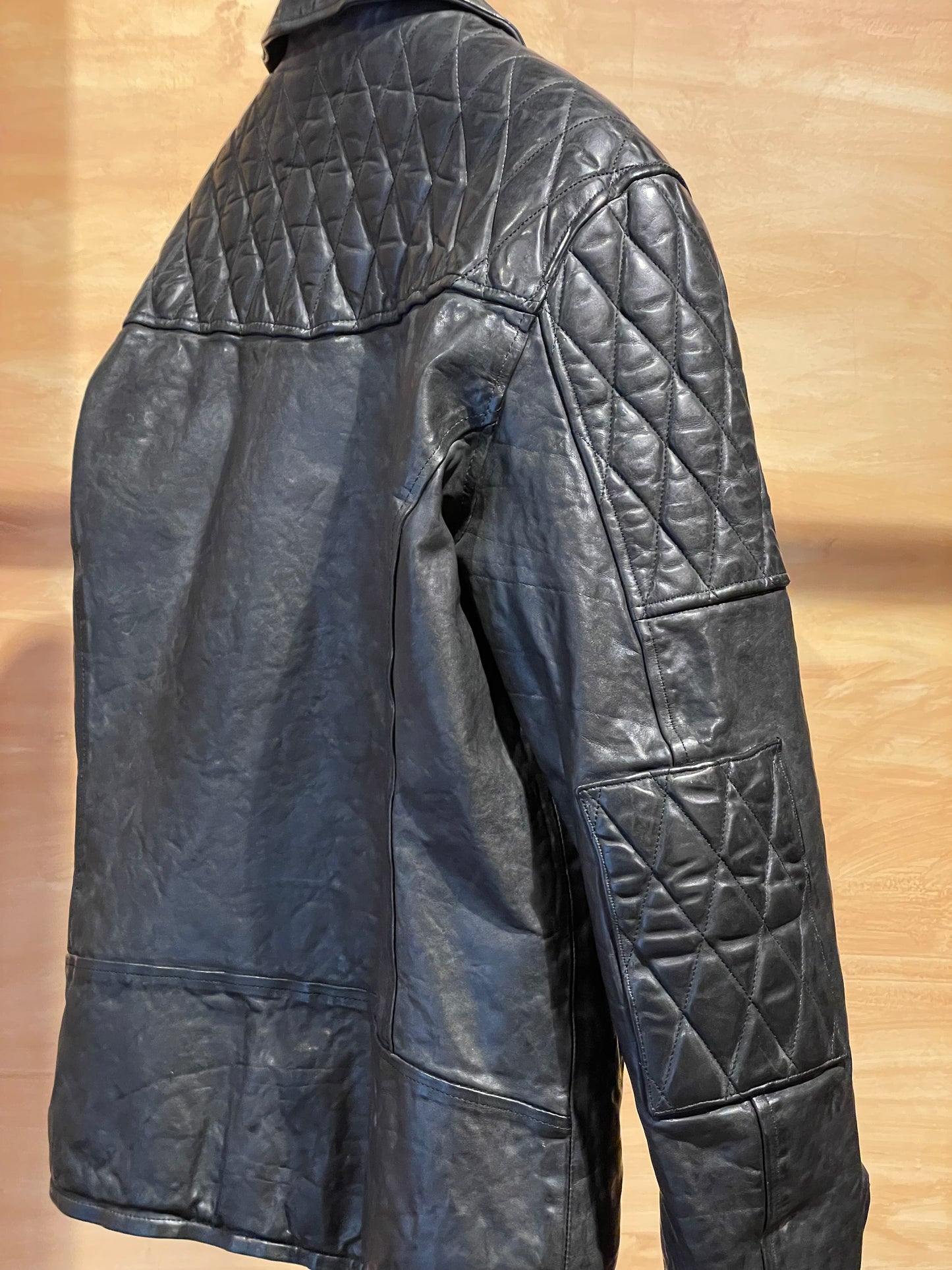 FRENCH SHOULDER “GARMENT-DYED” PADDED DOUBLE RIDERS【PADDED QUILT LINING】