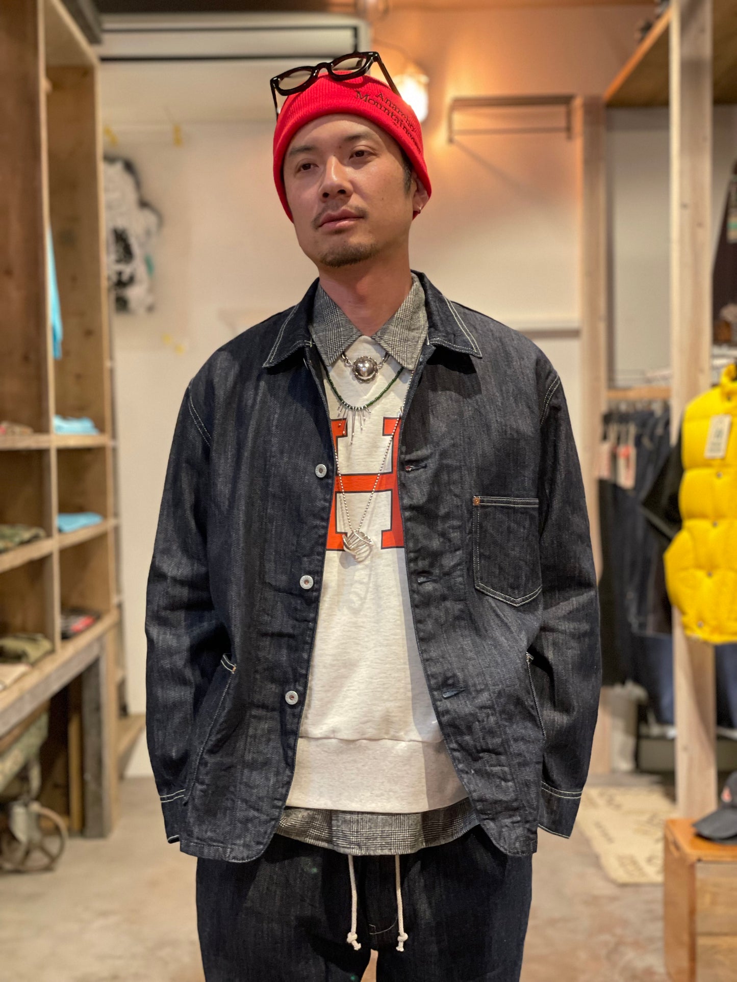 H.UNIT®︎ Denim coveralls (One wash)