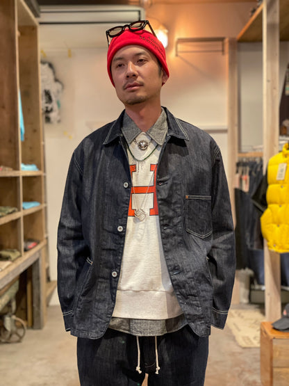 H.UNIT®︎ Denim coveralls (One wash)