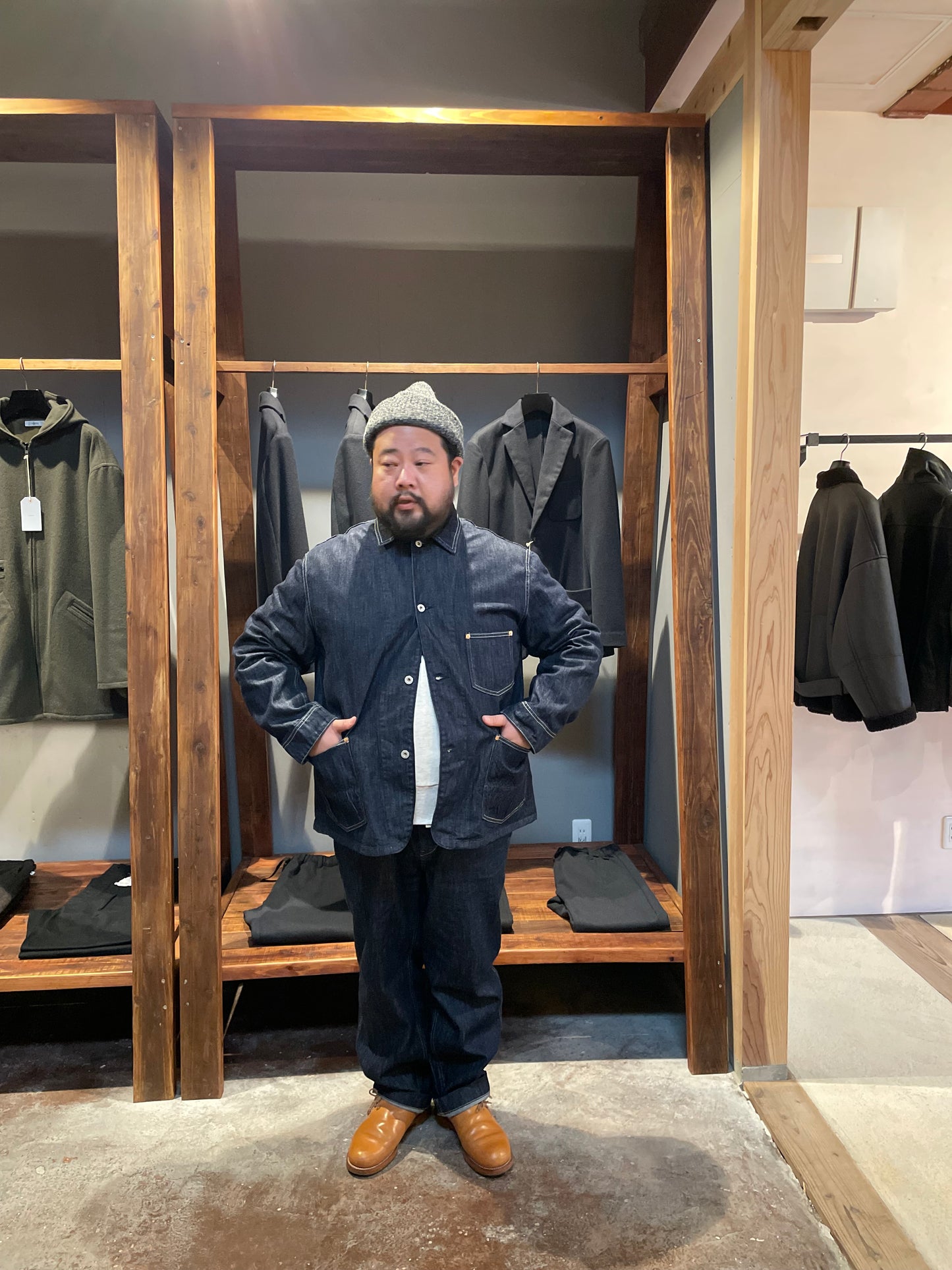 H.UNIT®︎ Denim coveralls (One wash)