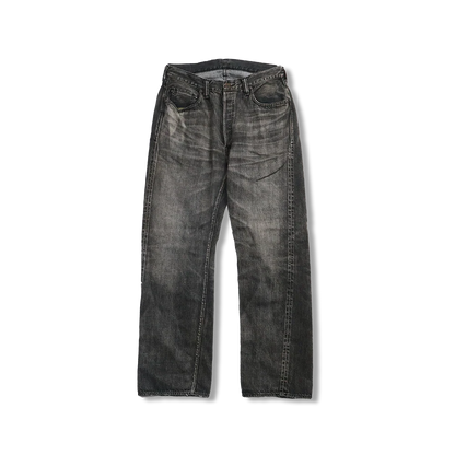FULLCOUNT S0105BKSSHW WWII Model 11.5oz Black Denim Pants HW “Master Of Reality”