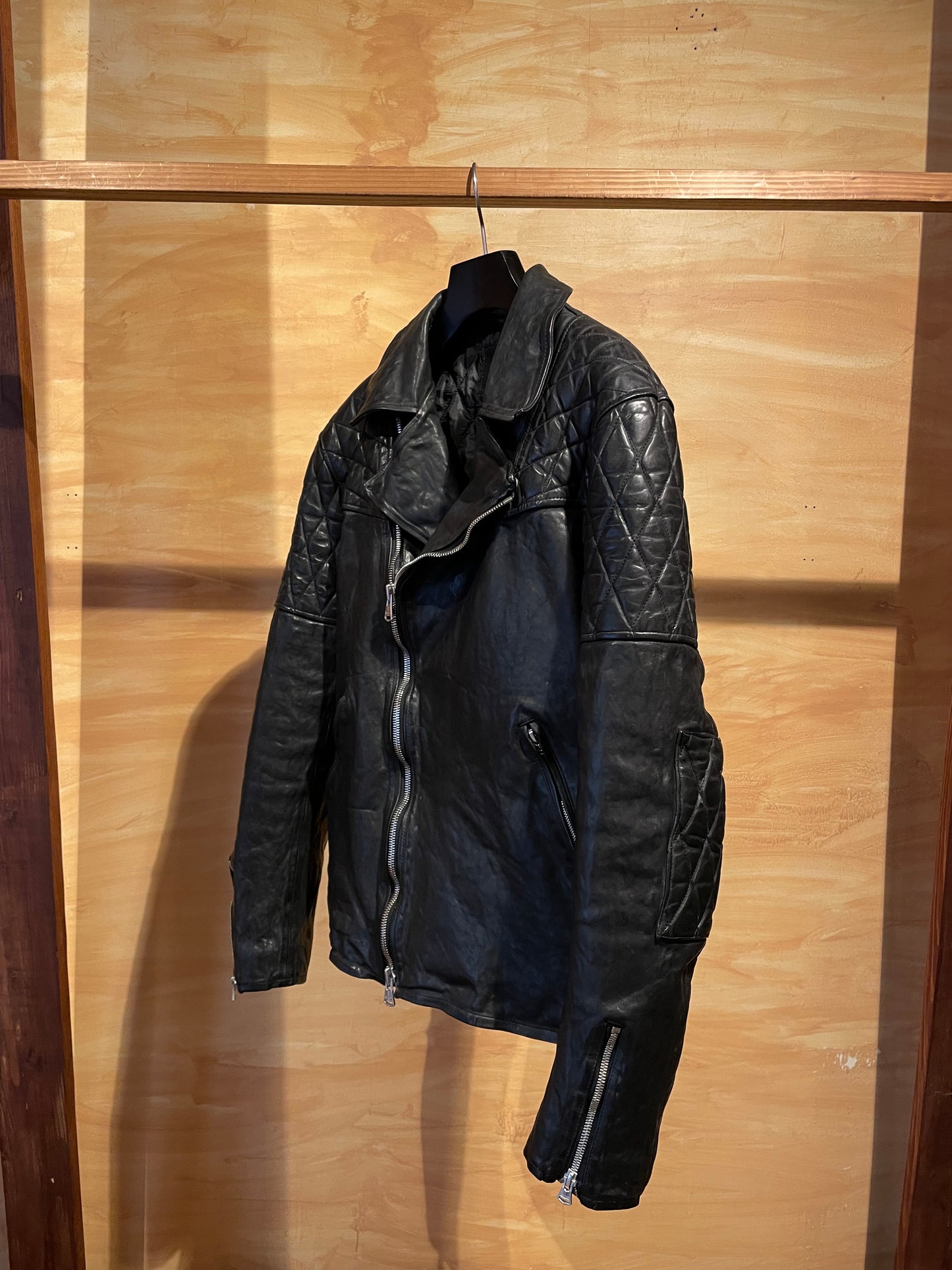 FRENCH SHOULDER “GARMENT-DYED” PADDED DOUBLE RIDERS【PADDED QUILT LINING】