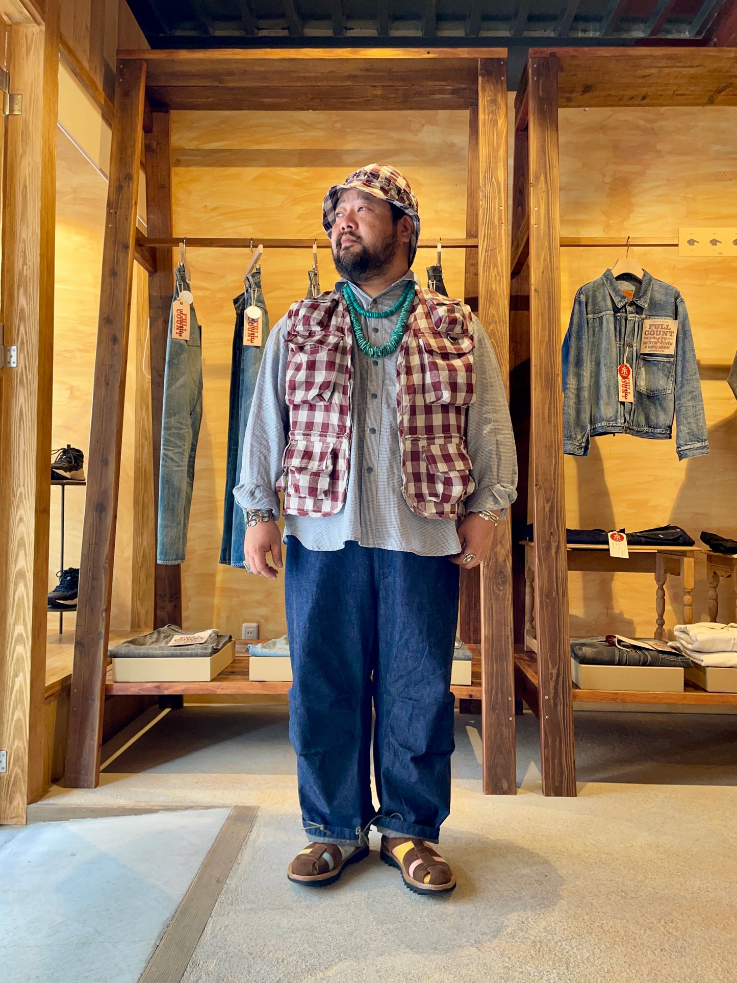 Mountain Folks Tailoring（M.F.T） M-51 Over Slacks Denim