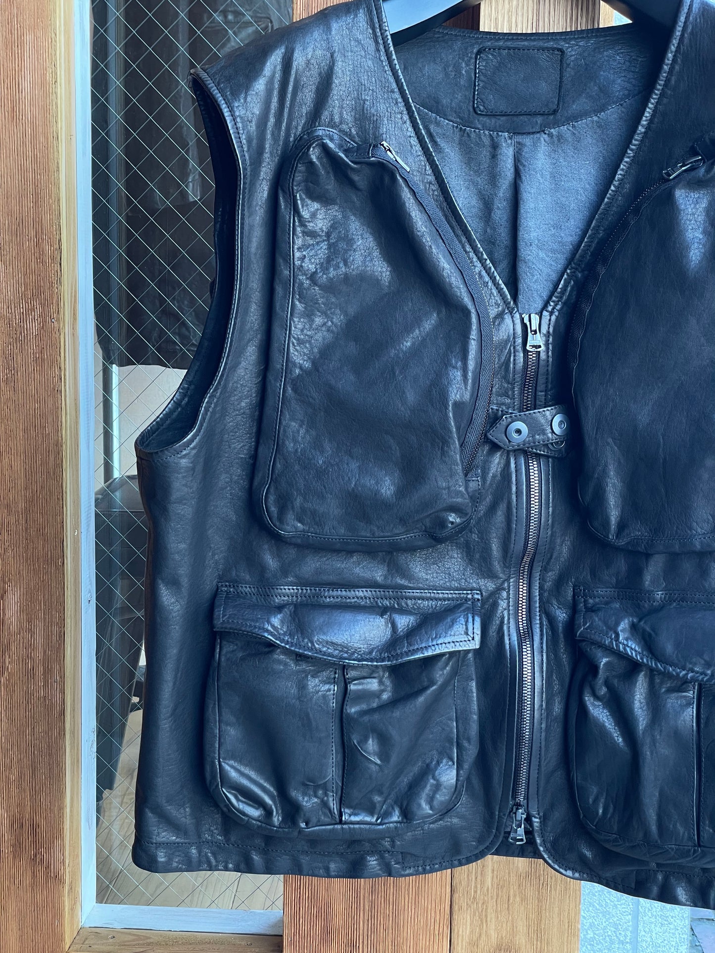 ISAMUKATAYAMA  BACKLASH JAPAN STEER WHITE+MIMOSA/TANNED
 “GARMENT-DYED”  VEST