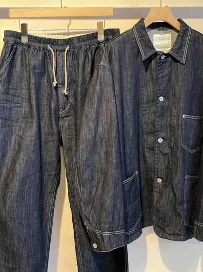 H.UNIT®︎ Denim work easy pants (One wash)