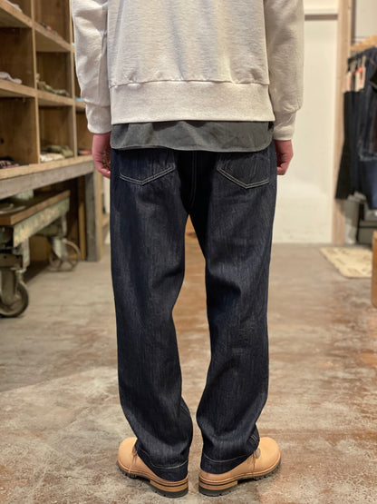 H.UNIT®︎ Denim work easy pants (One wash)