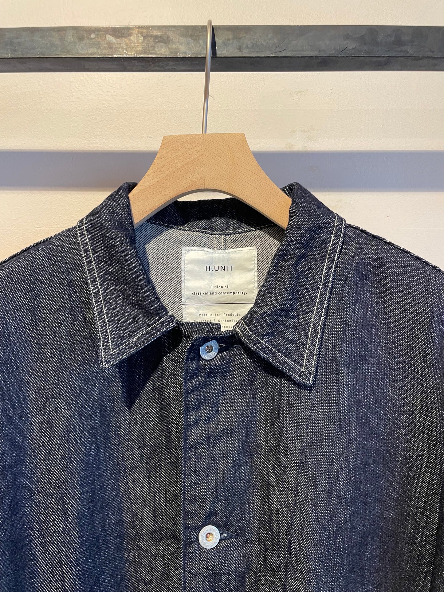 H.UNIT®︎ Denim coveralls (One wash)