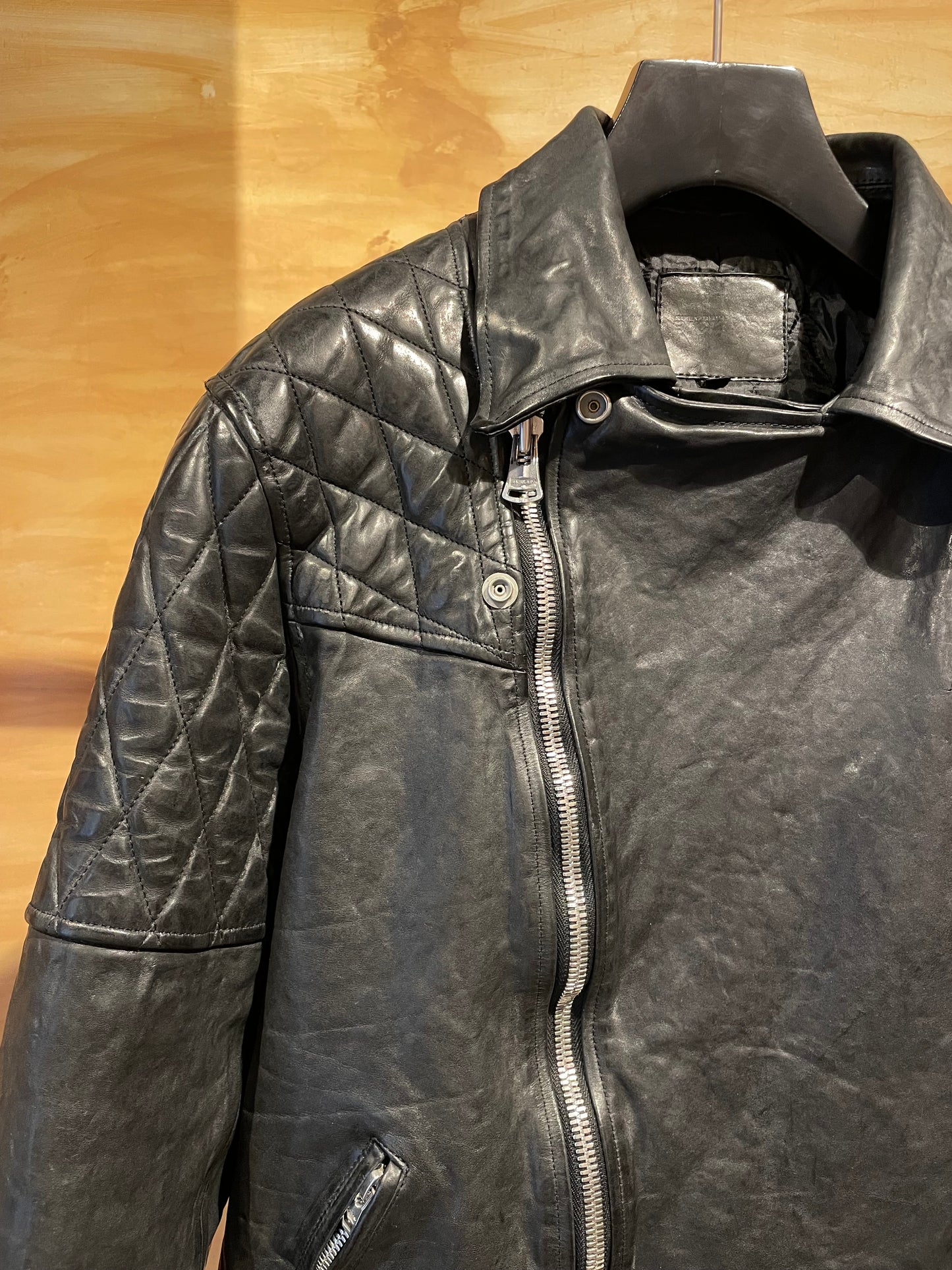 FRENCH SHOULDER “GARMENT-DYED” PADDED DOUBLE RIDERS【PADDED QUILT LINING】