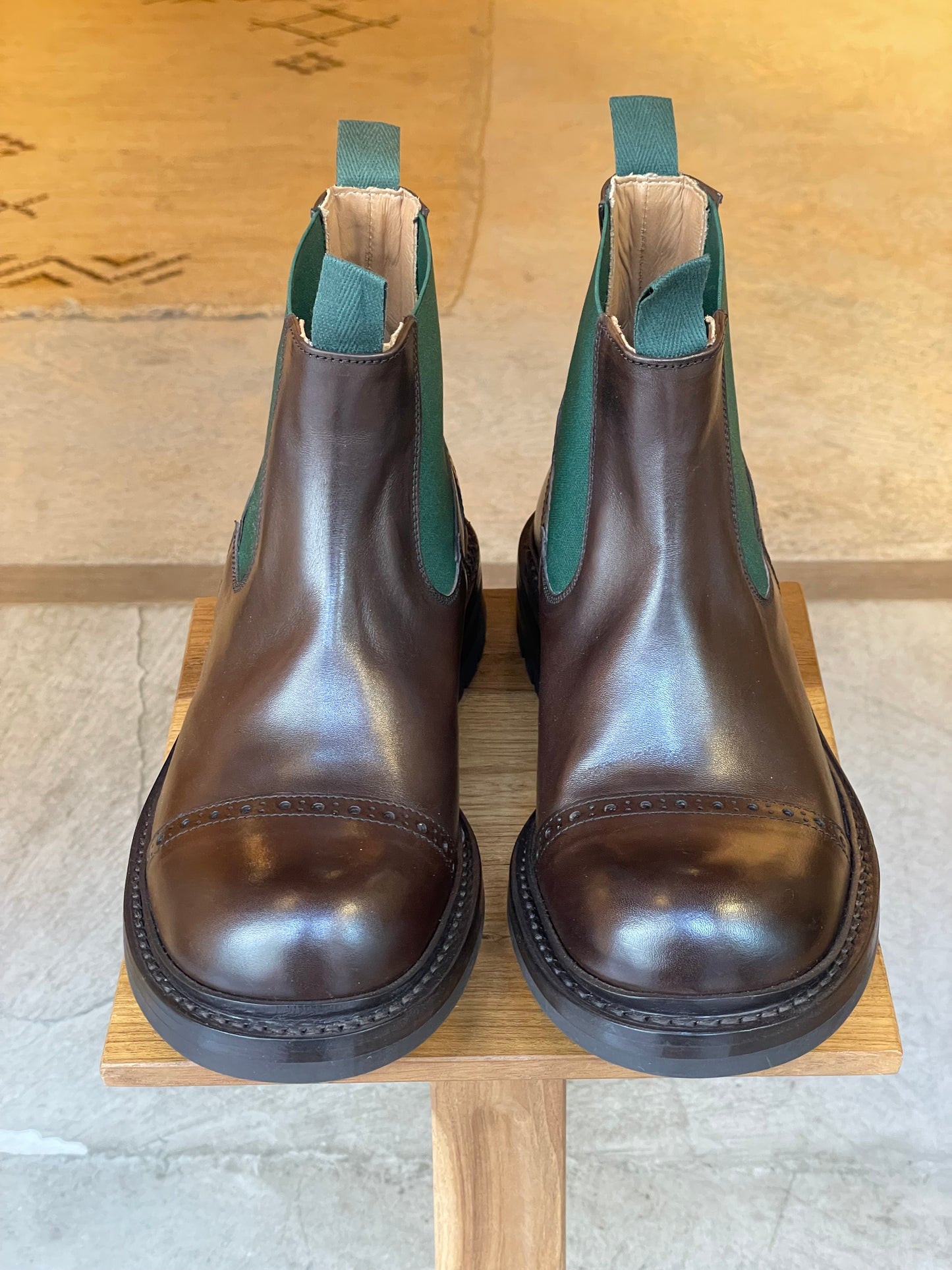 QUILP by Tricker's
Espresso Burnished Elastic Gusset Boots