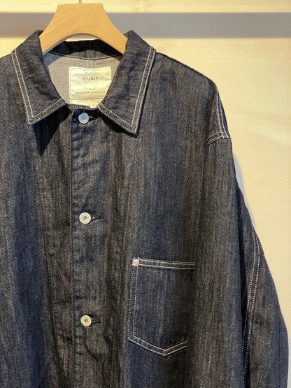 H.UNIT®︎ Denim coveralls (One wash)