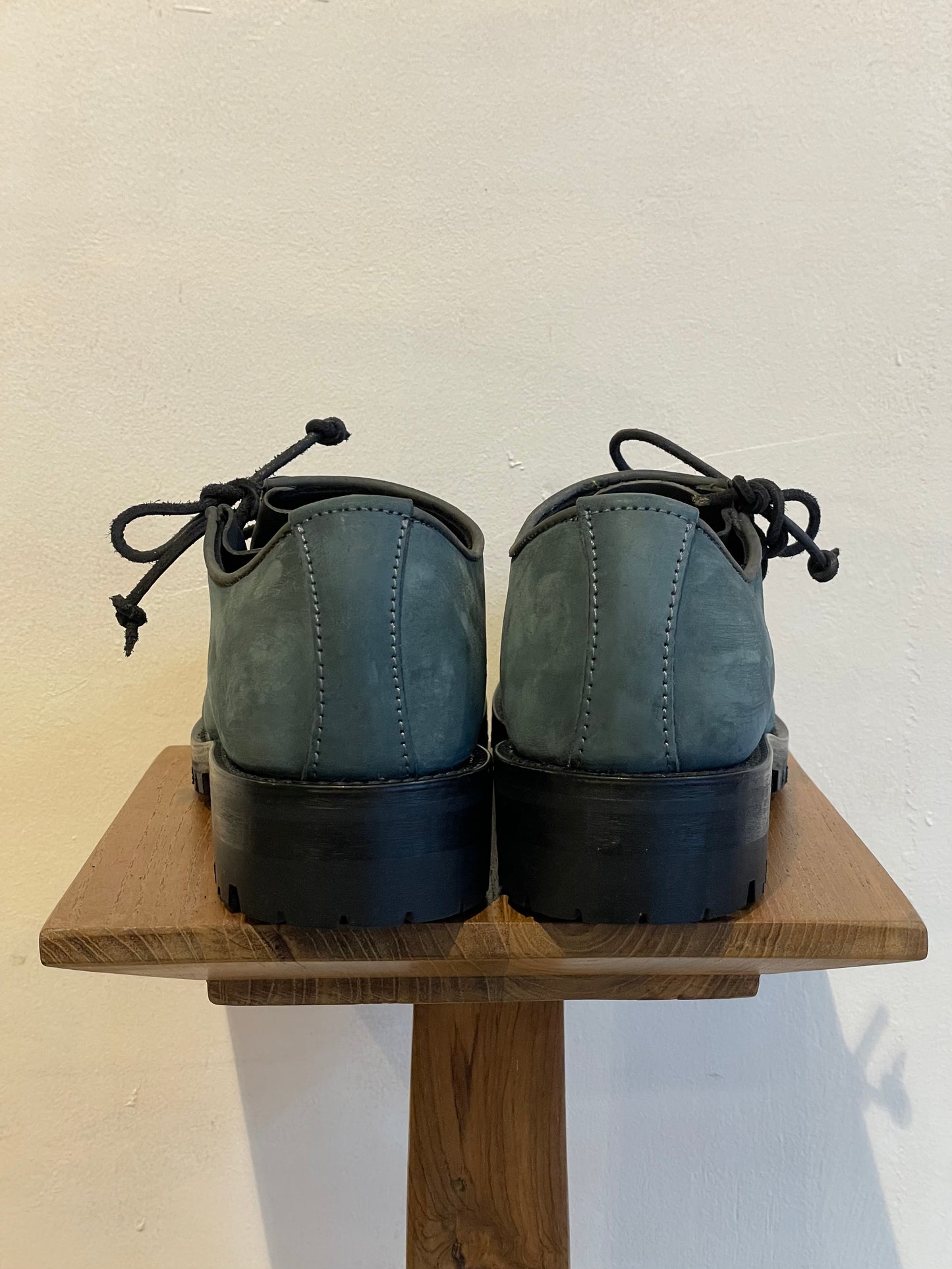 NORIEI
SIDE LACE SHOES (UNFINISHED OILED CORDOVAN)