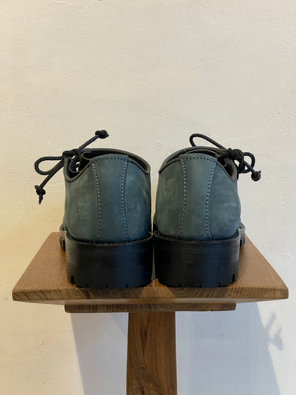 NORIEI
SIDE LACE SHOES (UNFINISHED OILED CORDOVAN)