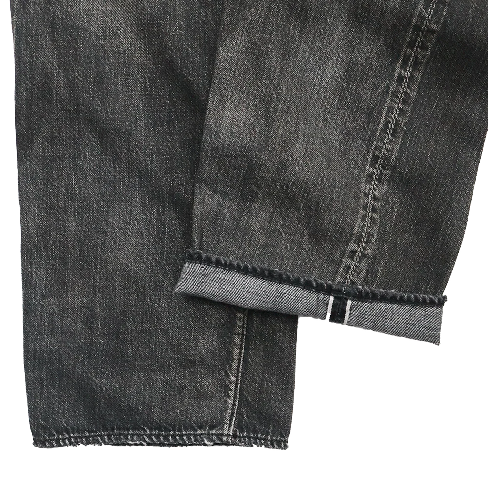 FULLCOUNT S0105BKSSHW WWII Model 11.5oz Black Denim Pants HW “Master Of Reality”