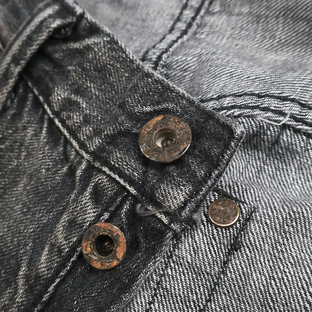 FULLCOUNT S0105BKSSHW WWII Model 11.5oz Black Denim Pants HW “Master Of Reality”
