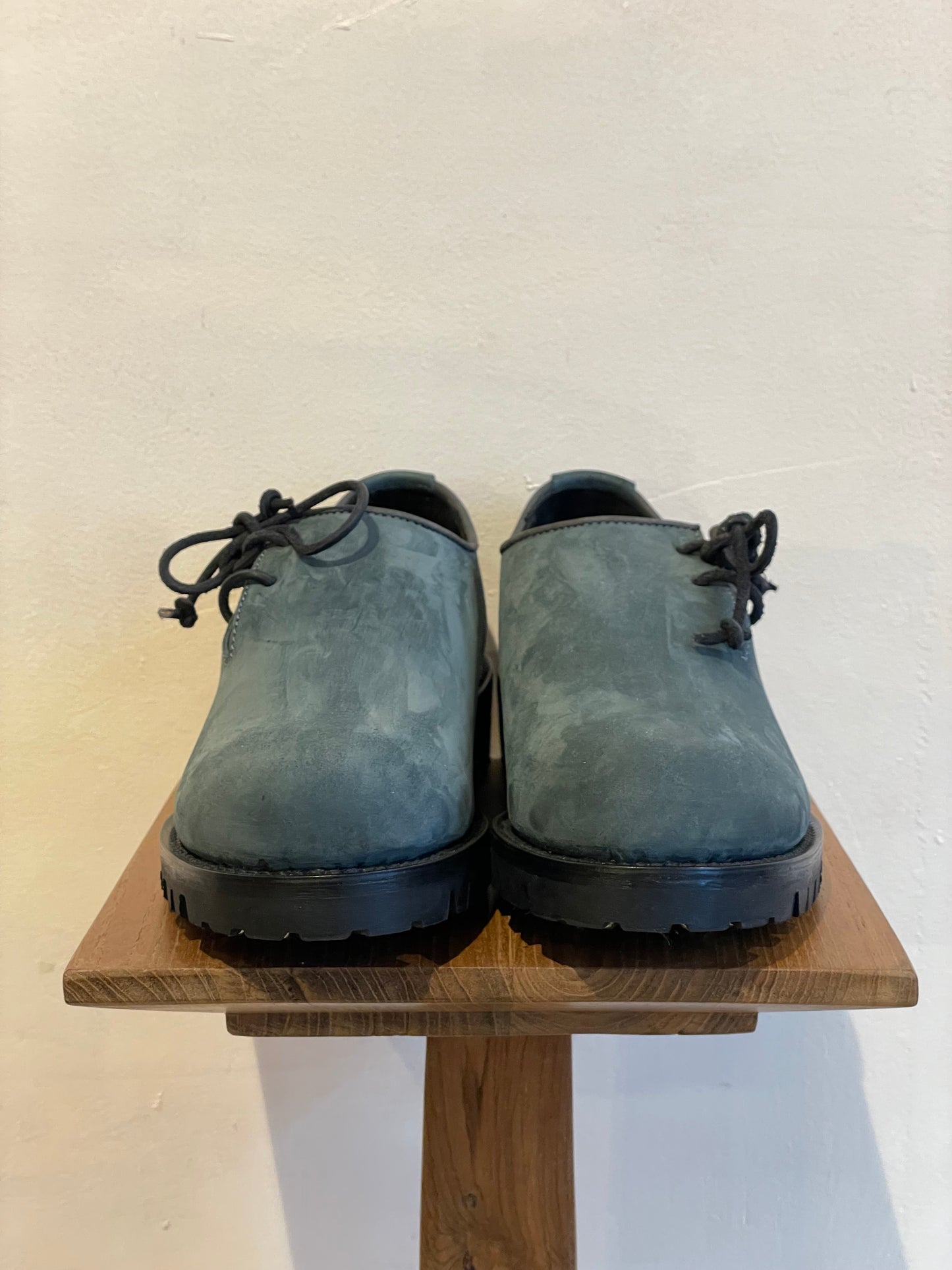 NORIEI
SIDE LACE SHOES (UNFINISHED OILED CORDOVAN)