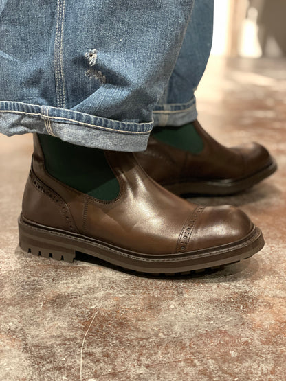 QUILP by Tricker's
Espresso Burnished Elastic Gusset Boots