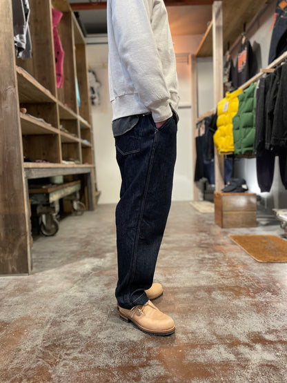 H.UNIT®︎ Denim work easy pants (One wash)