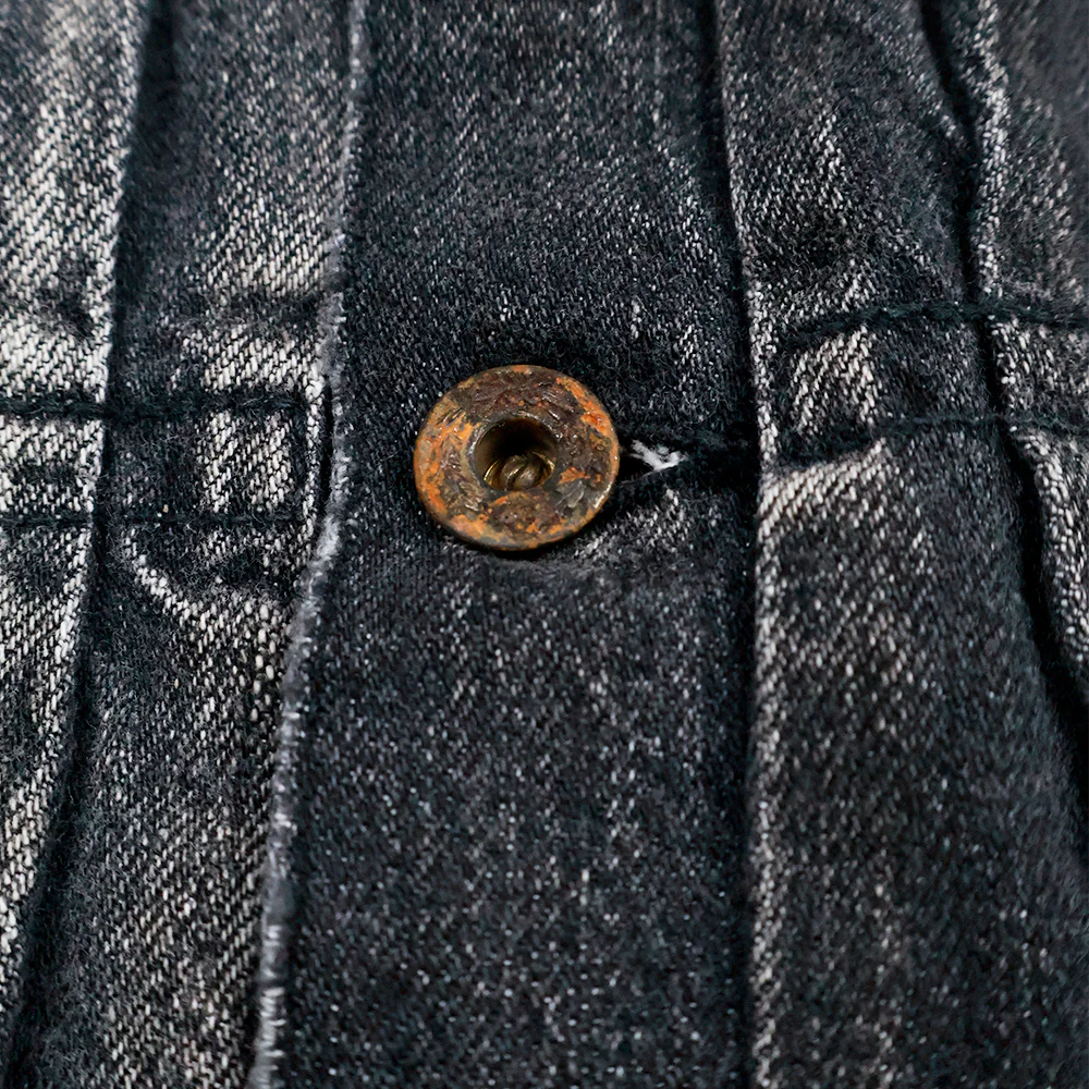 FULLCOUNT S2107BKSSHW WWII Model 11.5oz Black Denim Jacket HW “Master Of Reality”