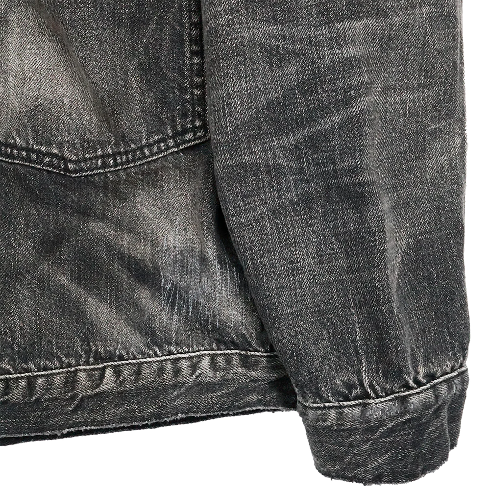 FULLCOUNT S2107BKSSHW WWII Model 11.5oz Black Denim Jacket HW “Master Of Reality”