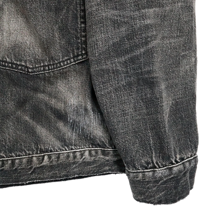 FULLCOUNT S2107BKSSHW WWII Model 11.5oz Black Denim Jacket HW “Master Of Reality”