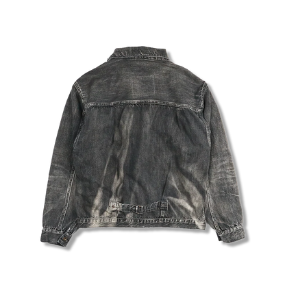 FULLCOUNT S2107BKSSHW WWII Model 11.5oz Black Denim Jacket HW “Master Of Reality”