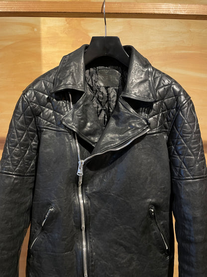FRENCH SHOULDER “GARMENT-DYED” PADDED DOUBLE RIDERS【PADDED QUILT LINING】