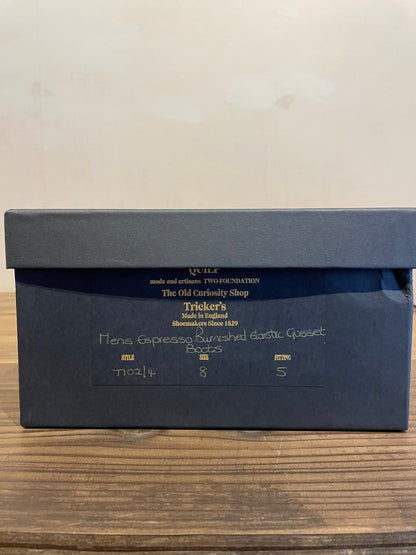 QUILP by Tricker's
Espresso Burnished Elastic Gusset Boots